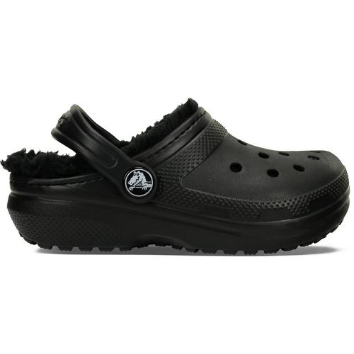 Toddler Crocs Classic Fuzz-Lined Clogs - Primary Image