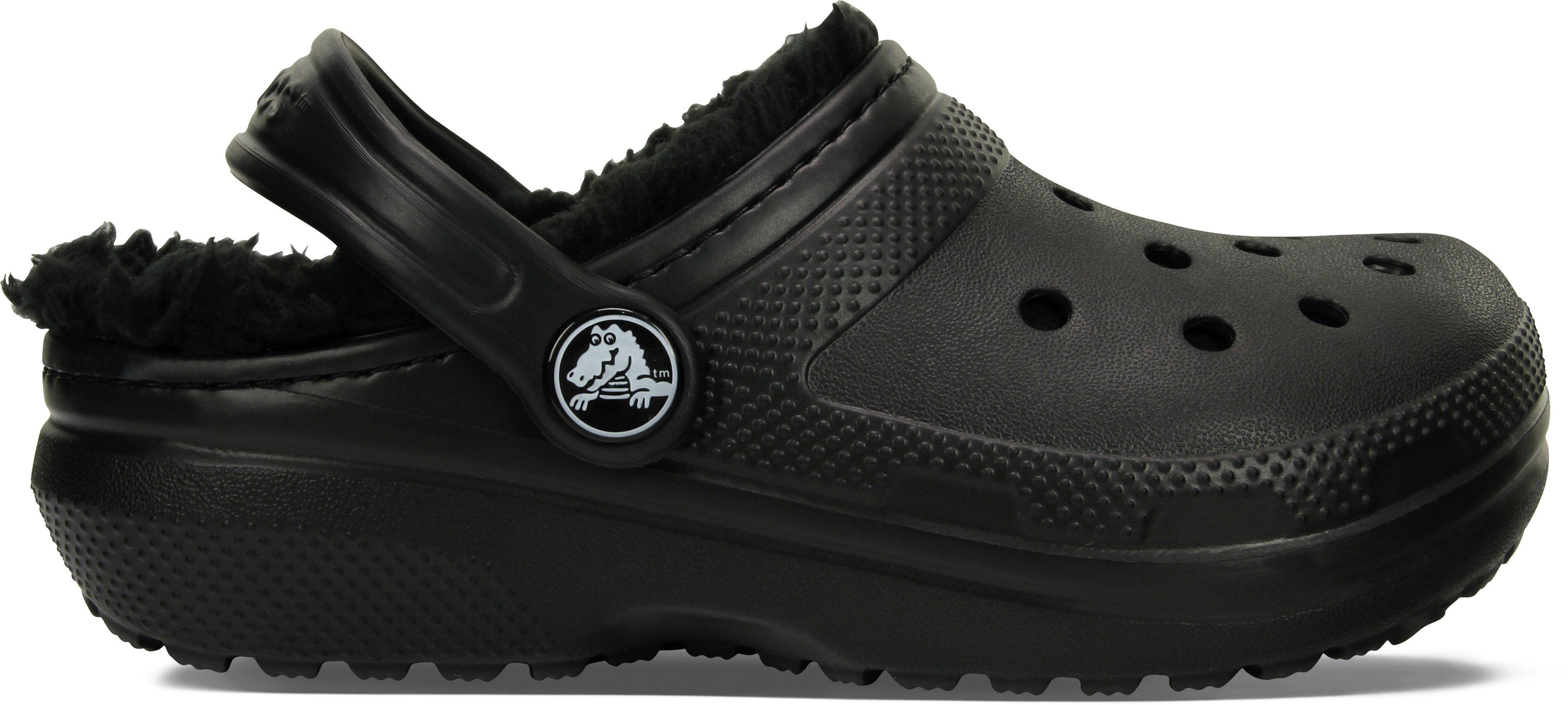 Toddler Crocs Classic Fuzz-Lined Clogs