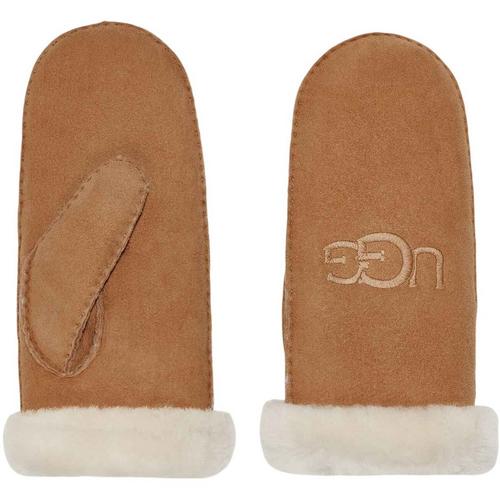 Women's UGG Sheepskin Embroider Mittens - Primary Image