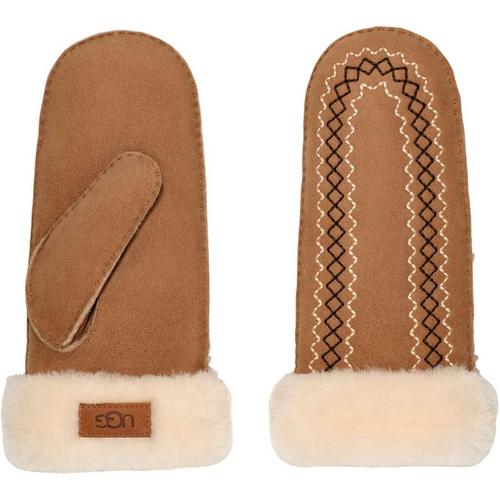 Women's UGG Atherson Embroidered Mittens - Primary Image