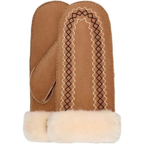 Women's UGG Atherson Embroidered Mittens - Primary Image