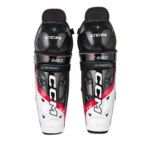 Senior CCM Junior Jetspeed 680 Hockey Hockey Shin Guards - Primary Image