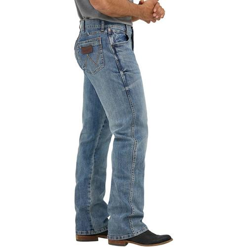 Men's Wrangler Mens Retro Relaxed Fit Bootcut Jeans - Primary Image