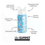 Kids' Simple Modern 14oz Summit Water Bottle with Straw Lid - Thumbnail 2 of 7