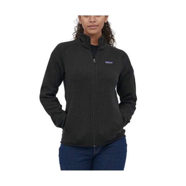 Women's Patagonia Better Sweater Full Zip Large Black