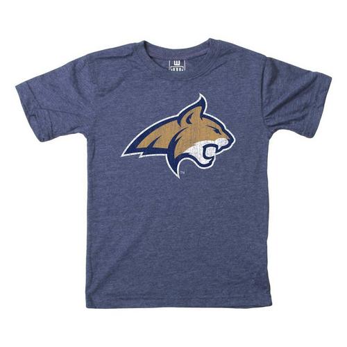Wes and Willy Kids' Montana State Bobcats Basic Logo T-Shirt - Primary Image