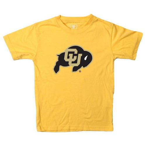 Wes and Willy Kids' Colorado Buffaloes Basic Logo T-Shirt - Primary Image