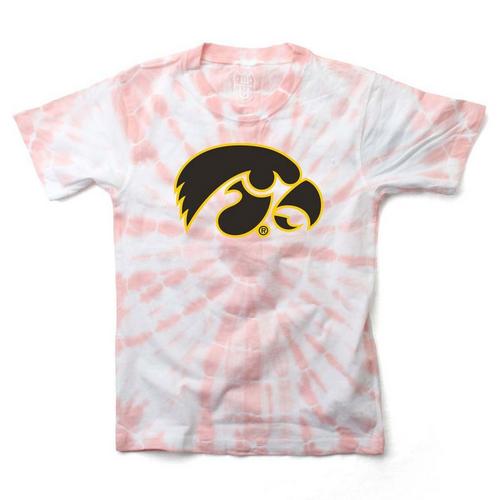 Wes and Willy Kids' Iowa Hawkeyes Tie Dye T-Shirt - Primary Image