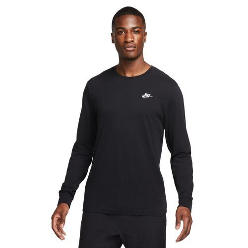 Men's Nike Sportswear Club Long Sleeve T-Shirt - Primary Image