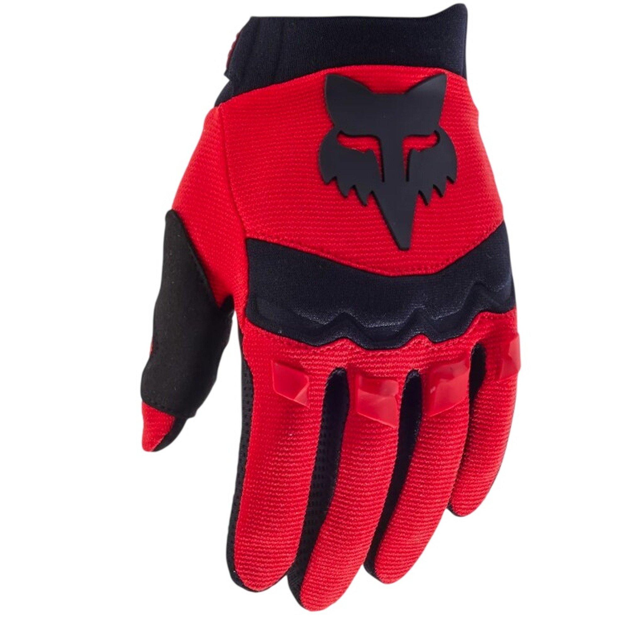 Fox Racing 2027 Youth Dirtpaw Gloves - Flo Red, Medium