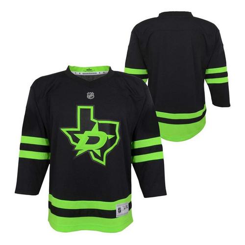 Genuine Stuff Kids' Boys Dallas Stars Replica Blackout Alternate Jersey - Primary Image