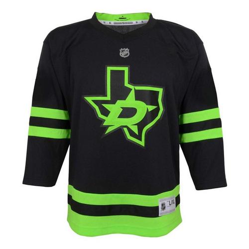 Genuine Stuff Kids' Boys Dallas Stars Replica Blackout Alternate Jersey - Primary Image