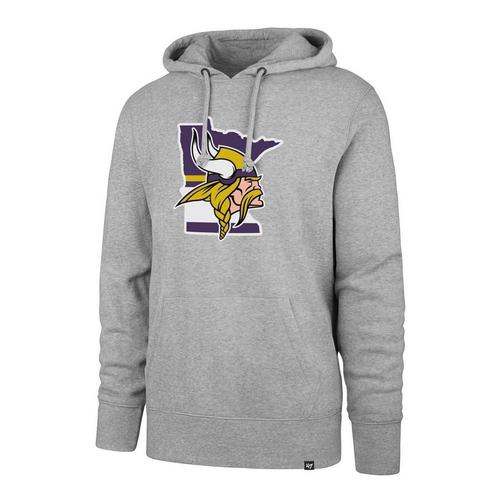 47 Brand Minnesota Vikings Headline State Outline Hoodie - Primary Image
