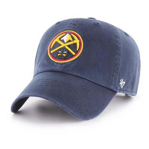 47 Brand Denver Nuggets Clean Up Adjustable Hat - Primary Image