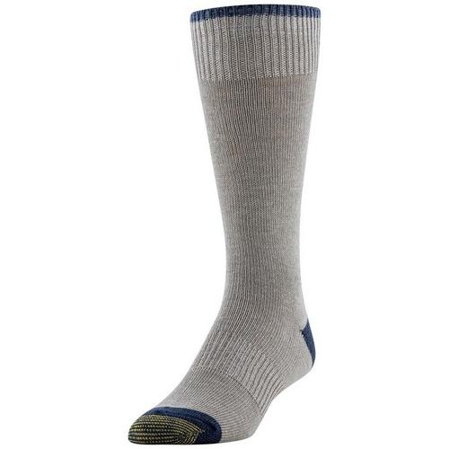 Men's Gold Toe Hosiery Groovy Plaid 3 Pack Crew Socks - Primary Image