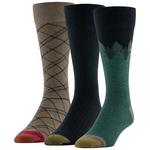 Men's Gold Toe Hosiery Pine Forest 3 Pack Crew Socks - Thumbnail 1 of 10