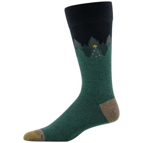Men's Gold Toe Hosiery Pine Forest 3 Pack Crew Socks - Primary Image