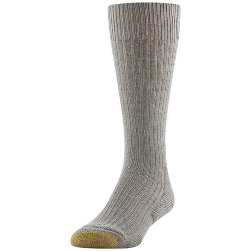 Men's Gold Toe Hosiery True Rib Cushion 3 Pack Crew Socks - Primary Image
