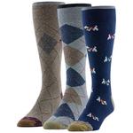 Men's Gold Toe Hosiery Scottie Dog 3 Pack Crew Socks - Thumbnail 1 of 10