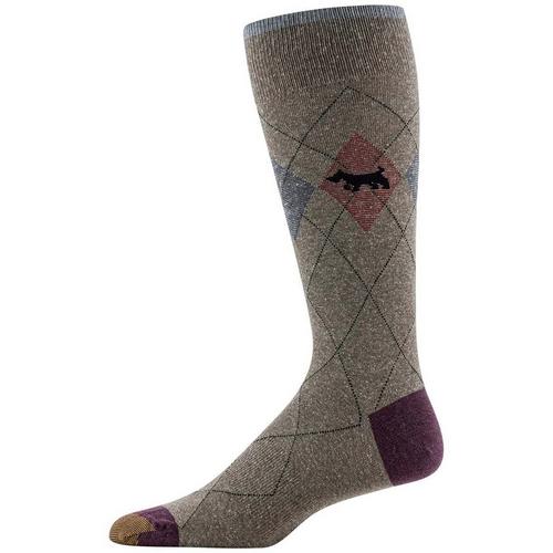 Men's Gold Toe Hosiery Scottie Dog 3 Pack Crew Socks - Primary Image