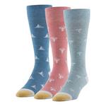 Men's Gold Toe Hosiery Seaside Shapes 3 Pack Crew Socks - Thumbnail 1 of 10