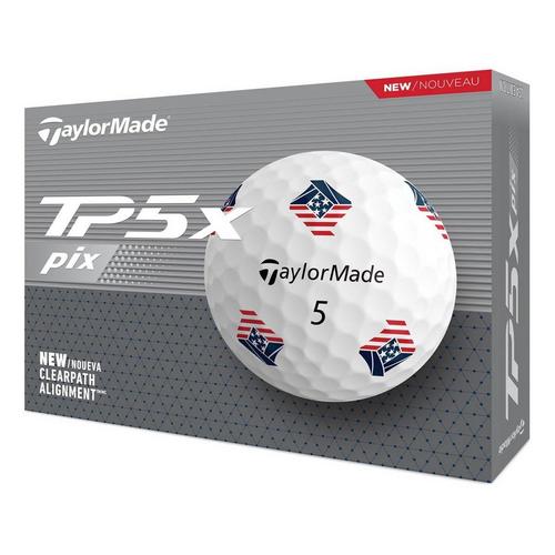 TaylorMade TP5x Pix USA Golf Balls - Primary Image