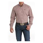 Men's Cinch Long Sleeve Plaid Button-Down - Thumbnail 1 of 3
