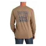 Men's Cinch Ranchin Ain't Easy Long Sleeve T-Shirt - Thumbnail 3 of 4