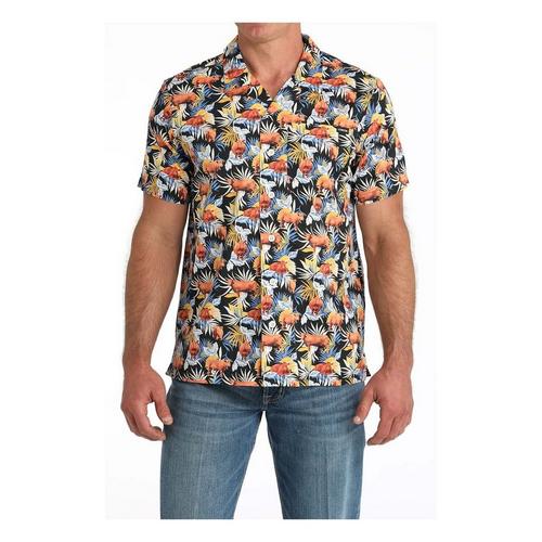 Men's Cinch Aloha Angus Camp Button Up Shirt - Primary Image