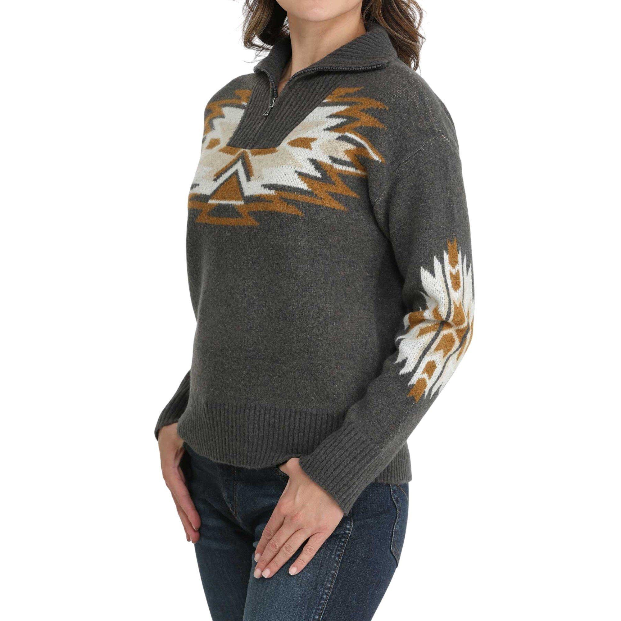 Women's Cinch Aztec 1/4 Zip Sweater | SCHEELS.com