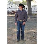 Men's Cinch Classic Fit Plaid Western Long Sleeve Button Up Shirt - Thumbnail 4 of 4