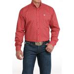 Men's Cinch Classic Fit Diamond Western Long Sleeve Button Up Shirt - Thumbnail 1 of 5