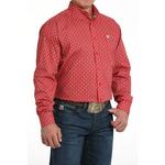 Men's Cinch Classic Fit Diamond Western Long Sleeve Button Up Shirt - Thumbnail 3 of 5