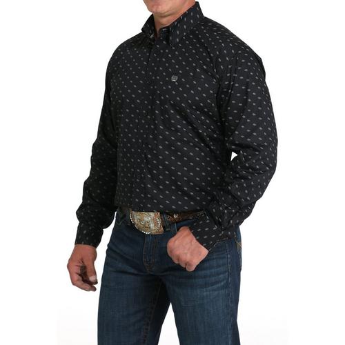 Men's Cinch Classic Fit Elk Print Western Long Sleeve Button Up Shirt - Primary Image