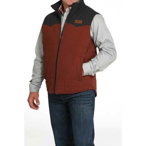 Men's Cinch Reversible Canvas Quilted Vest - Primary Image