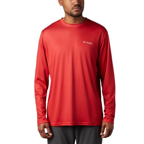 Men's Columbia PFG Terminal Tackle Fish Flag Long Sleeve T-Shirt - Primary Image
