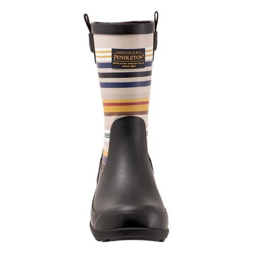 Women's Pendleton Bridger Stripe Mid Rain Boots - Primary Image
