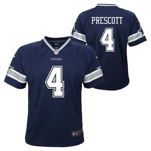 Nike Kids' Dallas Cowboys Dak Prescott #4 Game Jersey - Primary Image