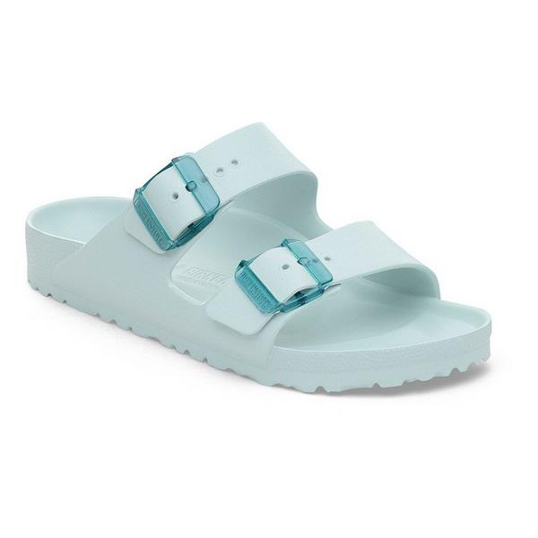 BIRKENSTOCK Arizona Stealth Buckle EVA Slide Sandals 39 Surf Green