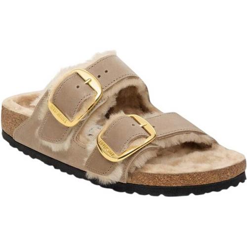 Women's BIRKENSTOCK Arizona Big Buckle Shearling Slippers - Primary Image