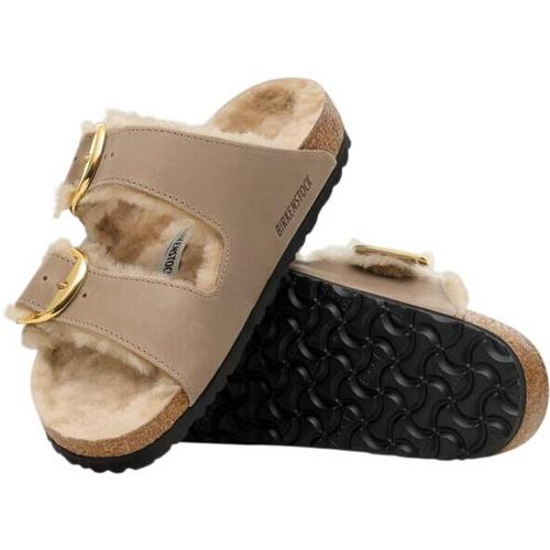 Women's BIRKENSTOCK Arizona Big Buckle Shearling Slippers - Primary Image