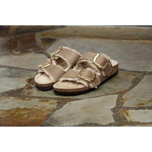 Women's BIRKENSTOCK Arizona Big Buckle Shearling Slippers - Primary Image