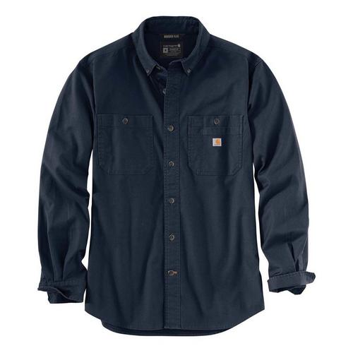 Men's Carhartt Rugged Flex Rigby Long Sleeve Button Up Shirt - Primary Image