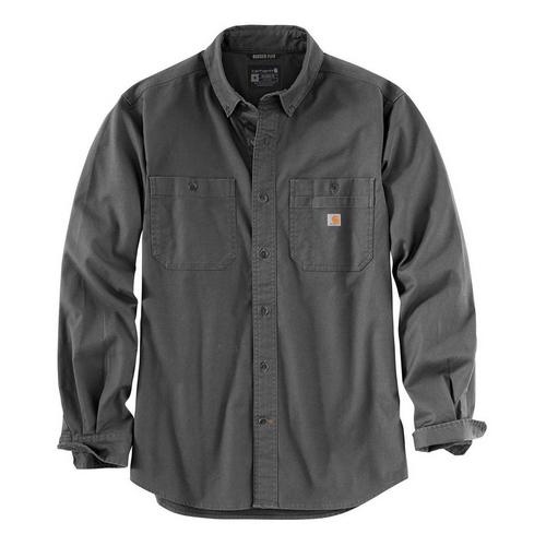 Men's Carhartt Rugged Flex Rigby Long Sleeve Button Up Shirt - Primary Image
