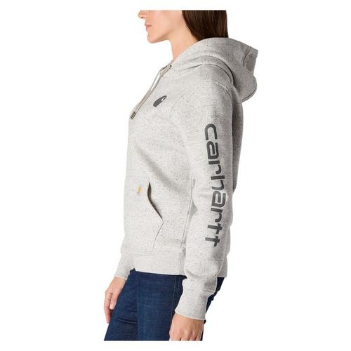 Women's Carhartt Plus Size Clarksburg Graphic Sleeve Hoodie