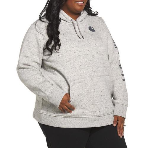 Women's Carhartt Plus Size Clarksburg Graphic Sleeve Hoodie