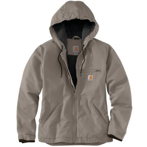 Women's Carhartt Washed Duck Lined Hooded Canvas Jacket - Primary Image