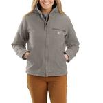 Women's Carhartt Washed Duck Lined Hooded Canvas Jacket - Thumbnail 1 of 2