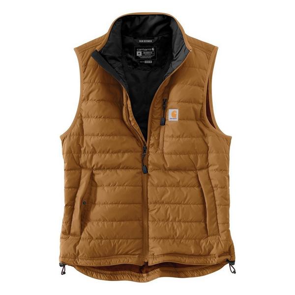 Men's Carhartt Rain Defender Relaxed Fit Lightweight Insulated Work Vest Large Tall Carhartt Brown