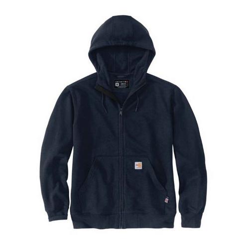 Men's Carhartt Force Loose Fit Mid Weight Fire Resistant Full Zip - Primary Image